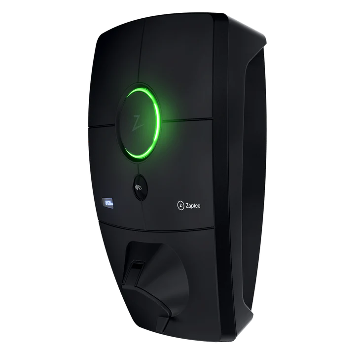 Zaptec Pro laadpaal met groene statusring