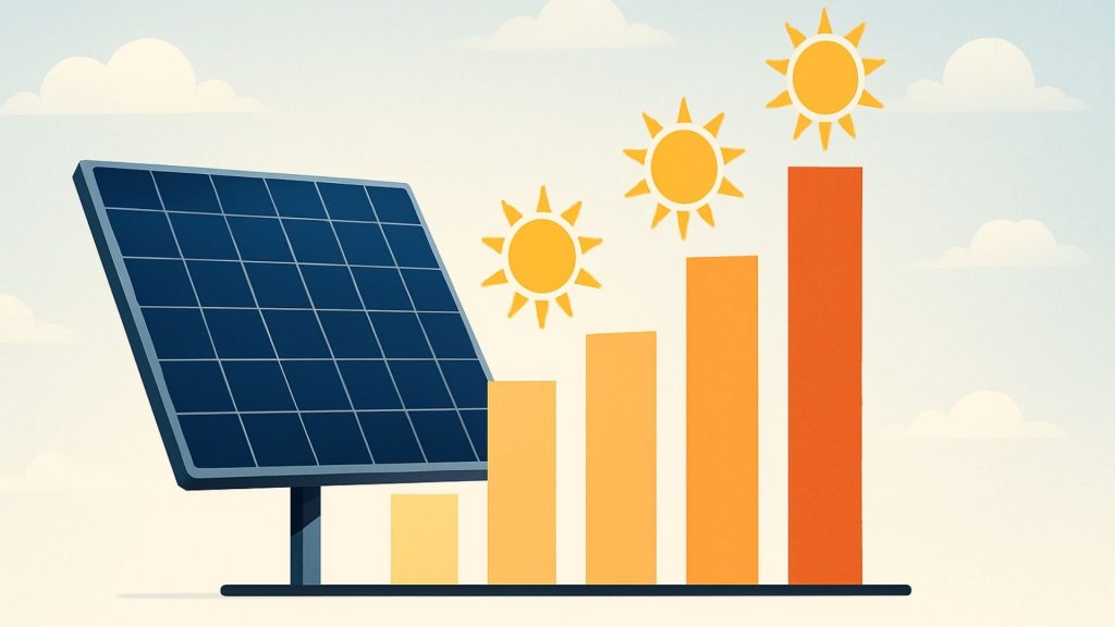 Hoeveel kWh levert een zonnepaneel per dag