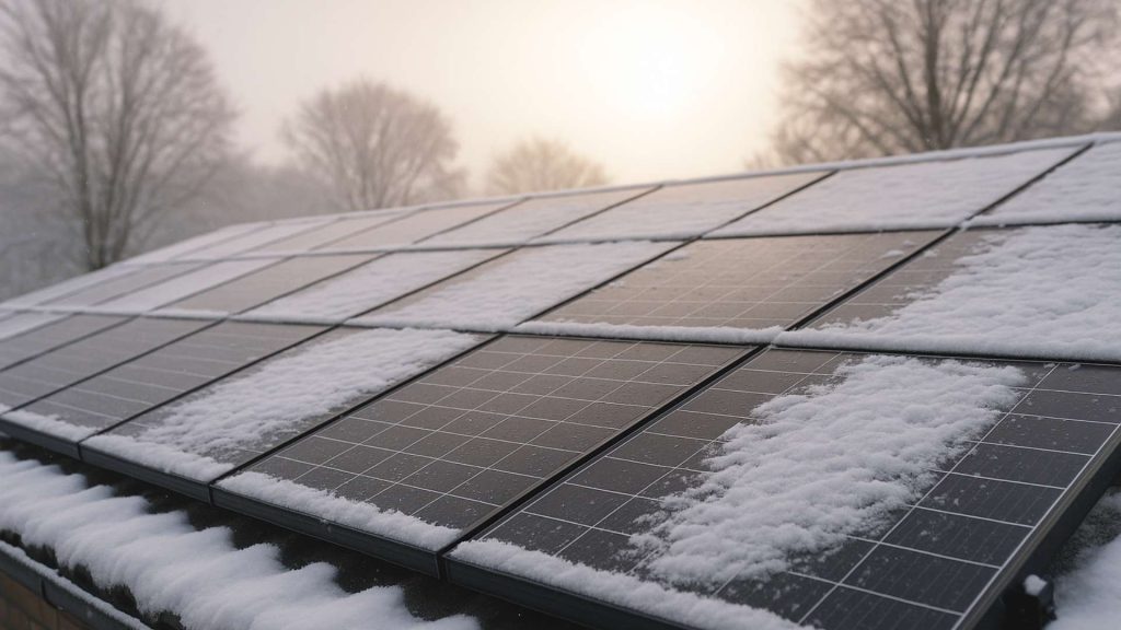 Hoeveel kWh levert een zonnepaneel per dag in de winter