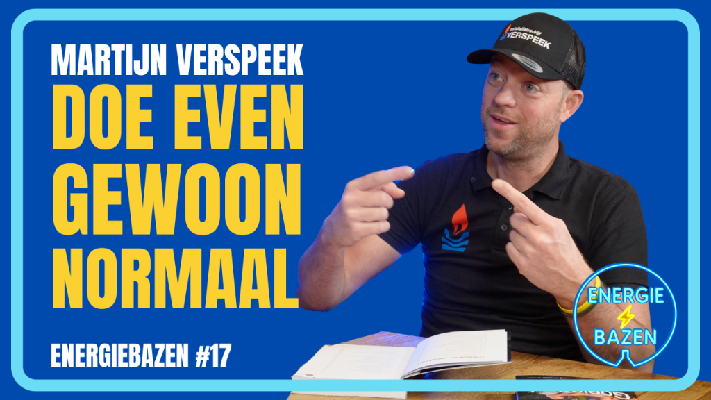 Martijn Verspeek in aflevering 17 van de Energiebazen podcast